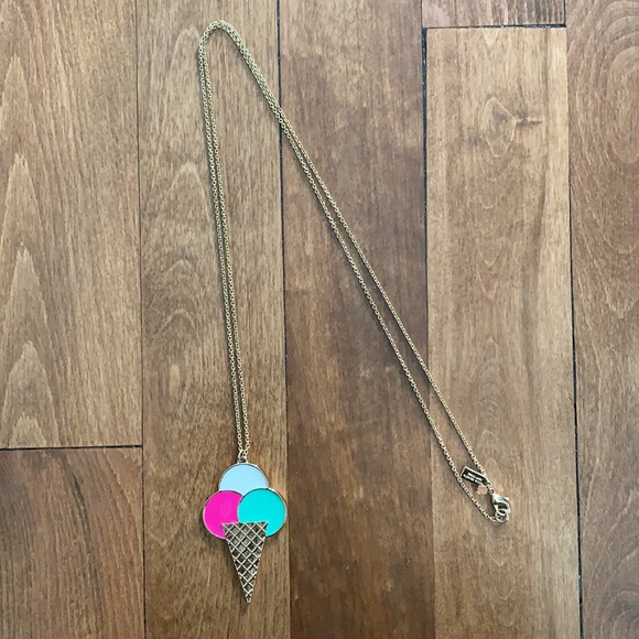 Kate Spade goldstone multicolour sweet treat ice cream necklace - Picture 2 of 2